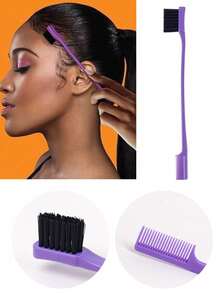 5pcs New 9-Row Comb Hair Brush Set, With Side Grooves Design To Enhance Curling And Separation, Wet & Dry 8-Tooth Comb, (6.8 OZ / 200 ML) Multi-Function Small High-Pressure Continuous Spray Moisturizing Travel Makeup Bottle - Multicolor - View 6