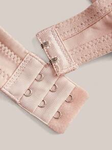 Áo ngực nữ không gọng, cúp mỏng, kiểu dáng tối giản, không chứa cotton. - Hồng - Xem 4