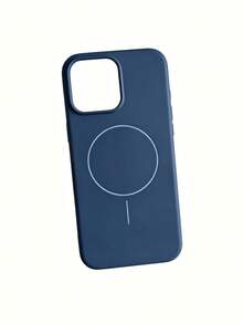 Ốp lưng sạc không dây từ tính cao cấp dành cho iPhone 16/14/13/12/11/15/17 Pro Max, với lớp phủ nhung. Cũng tương thích với iPhone 17 Air/14/15/16 Plus. - Xanh đậm - Xem 4