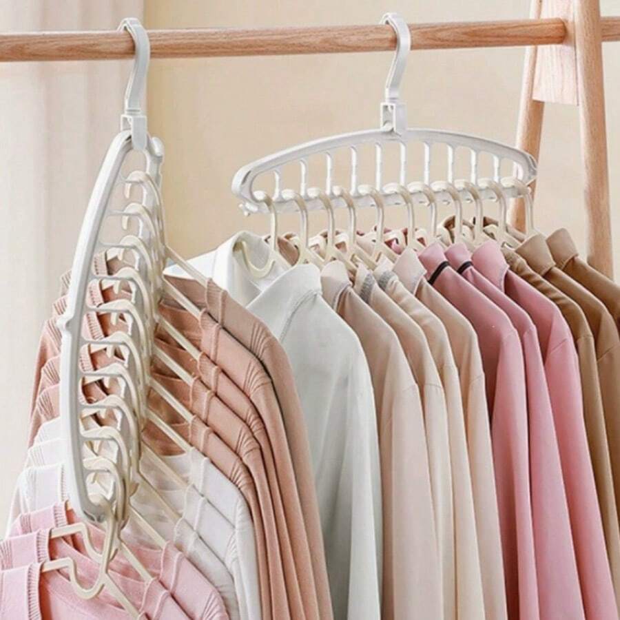 Set Of Laundry Hanger Drying Rack Folding Storage Drying Rack For Apartment - Multicolor - View 1