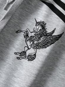 PAVTROS Pantalones cortos con estilo universitario retro para hombres, versión holgada, pantalones cortos de punto, mezcla de calle y elegancia, estilo universitario retro, deportes callejeros, deportes retro, estilo del milenio Y2K, estilo universitario americano, estilo mixto, uso diario, moda callejera, atuendo de rapero, regalo de vacaciones, regalo para novio/esposo, fútbol - Gris - Ver 6
