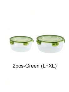 SHEIN Recipientes de almacenamiento de alimentos transparentes de color púrpura y verde, recipientes herméticos redondos con tapas para mantener los alimentos frescos, los mejores recipientes para alimentos para mantener los alimentos frescos, tazones de mezcla de plástico, recipientes de almacenamiento de cocina apilables a prueba de fugas y reutilizables, aptos para microondas, congelador y lavavajillas, adecuados para almacenar perejil, frutas, pan, huevos y talla grande. - Multicolor - Ver 37
