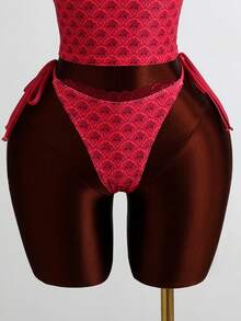 Bộ bikini hai mảnh buộc dây cổ yếm mùa xuân/hè 2026, đồ bơi phối hợp gợi cảm, giúp thon gọn vóc dáng khi đi nghỉ mát biển. - Nhiều màu - Xem 7
