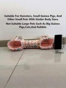 1 Cozy Pet Hideout, Suitable For Playing And Sleeping - Corner Tunnel Bed For Small Animals, Hamster House, Easy-To-Assemble Hamster Hideout, Ideal For Hamsters, Guinea Pigs And Other Small Pets - multicolor - View 9