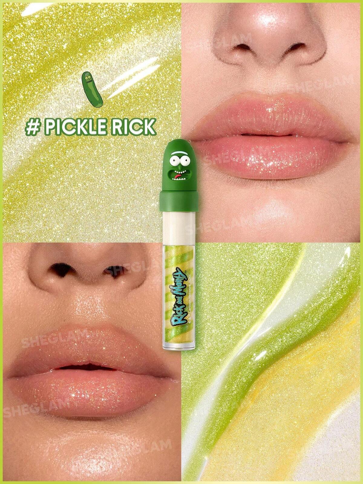 Rick and Morty X SHEGLAM Multiverse Swirl Lip Gloss-Pickle Rick