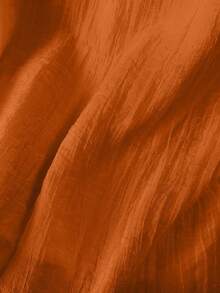 GlowEve CURVE Plus Size Casual Solid Color Tank Top, Summer - Orange - View 3