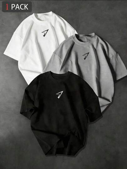 Sport MetroGents Áo thun nam tay ngắn cổ tròn, kiểu dáng thường ngày, đa năng, phù hợp cho cả hoạt động thể thao và giải trí.