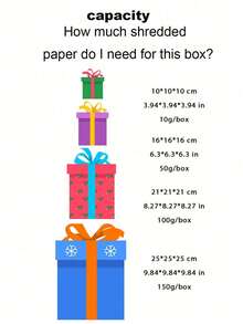 1pc, 150g Gift Wrapping Filler Paper Shreds, Suitable For Wedding, Valentine's Day, Halloween, Father's Day, Mother's Day Parties, Decorations, Crinkle Paper Raffia Delicate Gift Protection - pleated dark blue - View 4