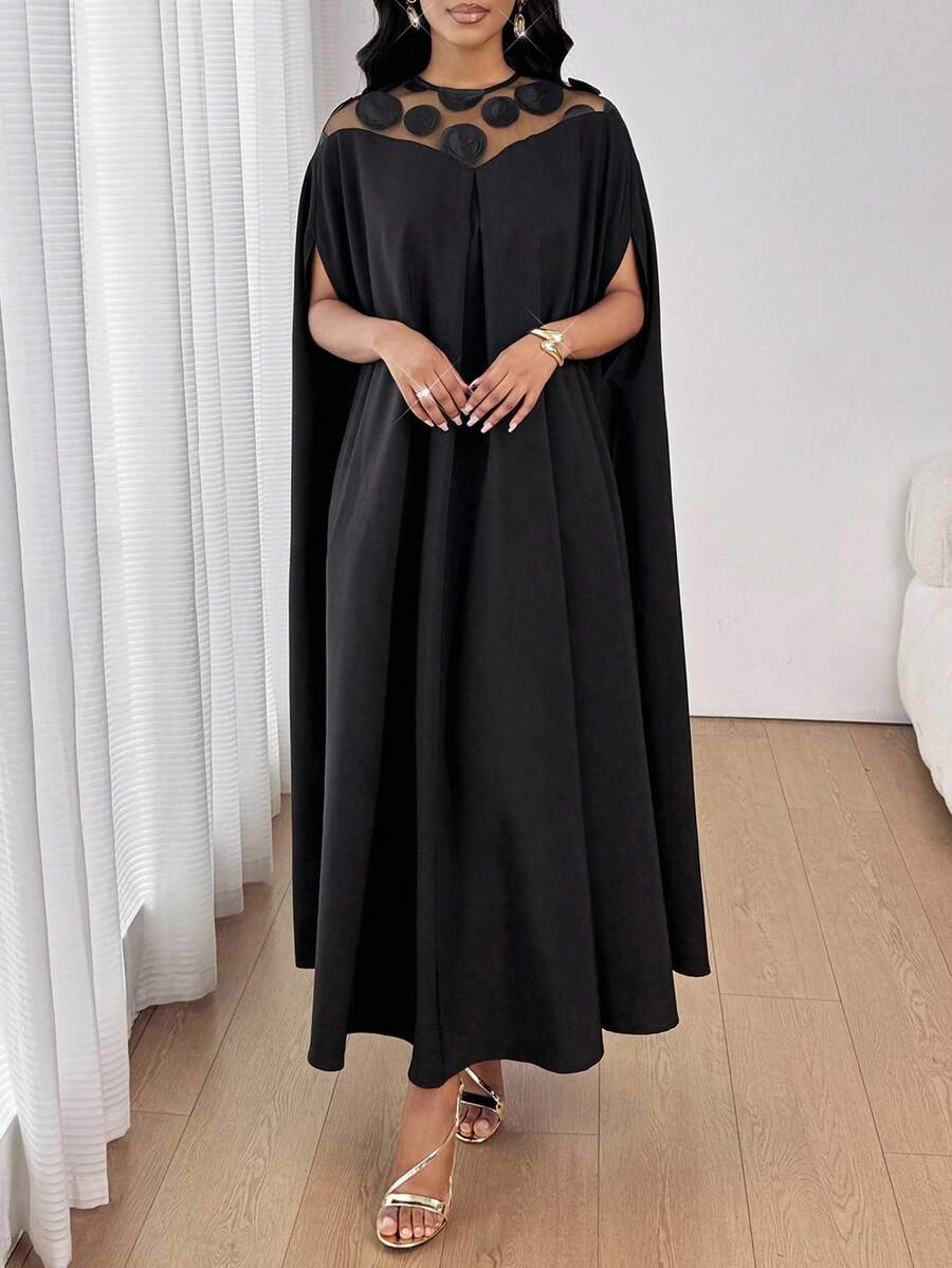 SHEIN Lady 女士长裙 商务休闲女装 工作服 办公室装 外出装 女士机场装 旅行装 机场装 返校装 乡村演唱会装 女士约会夜装 - 白色 - 查看 1
