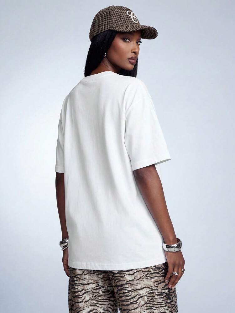 Anewsta White Round Neck Casual Short Sleeve T-Shirt, Suitable For Spring To Summer Holiday Outfit