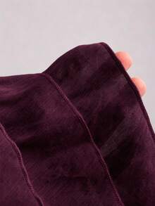 Sweetra Pink Spicy Sexy Street Style Backless Mini Dress, Halter Neck, Suitable For Dates, Vacation, Summer - Burgundy - View 5