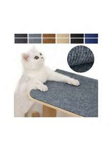 1Pc Self Adhesive Cat Scratching Pad Mat Carpet Couch Furniture Protector Pet Scratch Toy Cat Scratch Trainer Self Stick Scratch Board For Home Living Room Sofa Protection Must Have For Cat - multicolor - View 8
