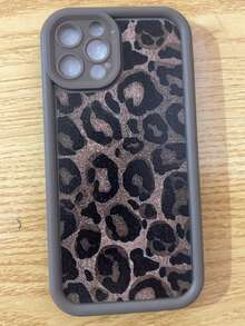 可愛豹紋手機殼，適用於 iPhone，女性女孩用，防震軟 TPU 保護手機殼 - 彩色 - 查看 12