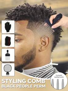 1/4 piezas, Guantes de esponja trenzadora de cabello para hombres, horquilla para el cabello africano, peine rizado, espuma, adecuado para herramientas de peluquería, cabello, peluquero, herramientas para el cabello, productos para el cabello, secador de pelo, accesorios para el cabello, productos para el cabello, herramientas para el cabello, cuidado del cabello, cepillo rizado, peluquero, accesorios de peluquería, equipo para el cabello, artículos de viaje, artículos de viaje, cabello, cabello, cabello, viaje, productos para el cabello, herramientas para el cabello - Multicolor - Ver 6