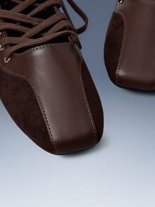 CUCCOO GRLICON Women's Y2K Style Flat Shoes, Suitable For Punk, Biker, Cool Girl, Halloween, Christmas, Party Outfits Y2K - Brown - View 5