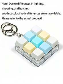 2026 Creative And Novel Hot-Selling Keycap Keyboard Keychain - Mechanical Keyboard Design, Stress Relief, Unique Toy And Gift. This Stress-Relieving Keyboard Keychain Features Sound Effects To Effectively Relieve Stress And Comes In Vibrant Macaron Colors. Its Attractive Appearance, Colors, And Design Make It An Ideal Party Gift And Present For Friends And Family. - Multicolor - View 8
