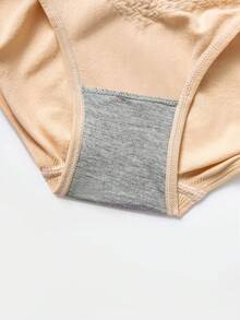 Bộ 3 chiếc quần lót nữ cạp cao, không đường may, thoải mái. - Nhiều màu - Xem 8
