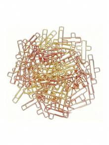 50-Pack Cross-Shaped Paper Clips, Bible Clips, Journal Clips, Christian Bible Learning Supplies, Christian Journal Accessories, Bible Journal Supplies, Bible Clips, - multicolor - View 7