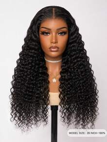 TrueHD 9AM Hair Wear & Go Deep Wave Human Hair Wig 7x5 HD Lace Closure Wig Glueless Pre-Plucked Natural Looking 180% Density 8-30 Inch Long - SNatural - View 3