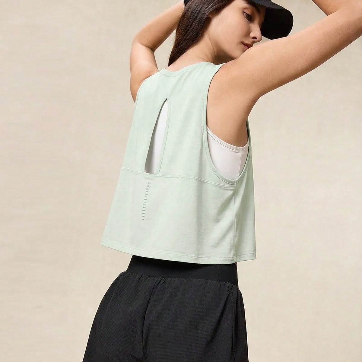 Top deportivo para mujer, camiseta de tirantes para gimnasio, verano, entrenamiento, running, mezcla de tencel y lana, secado rápido, tops activos