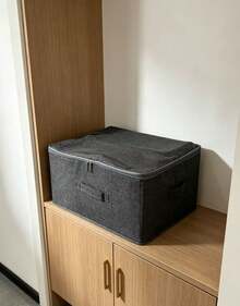 1PC Foldable Home Storage Box, Flip-Top Clothes Organizer, Multi-Function Dual Zipper Large File Storage Box, Oxford Cloth Drawer-Style Clothing Storage Box, For Storing Jeans, Sweaters, Etc. Suitable For Autumn Decor, Holiday Decor, Room Decor, Bedroom Decor, Closet Decor, Storage Bag, Storage Box, Storage Drawer - Multicolor - View 8
