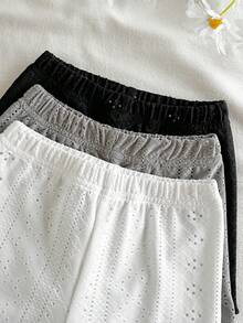 SHEIN Vintaside Kids 女婴舒适百搭甜美可爱吊带短裤套装，夏季多件套 - 彩色 - 查看 6
