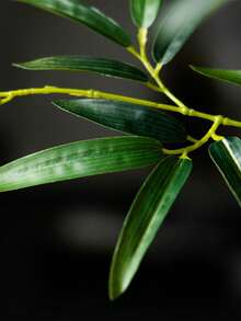 195/270cm Large Artificial Bamboo Tree, Realistic And Tall Simulation, Lifelike Plastic Bamboo Leaves, Suitable For Home, Garden, Party, Room, Office, Outdoor Decoration - Green - View 5