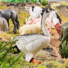 MINKOJA 12pcs Miniature Farm Animal Simulation Models, Including Mini Chickens, Ducks, Geese, Horses And Cows, Suitable For Holiday Gifts For Science And Cognitive Development - Multicolor - View 4