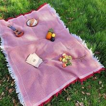 Cirelle Bohemian Picnic Blanket – 4-In-1 Outdoor Mat, Camping Tablecloth & Beach Tarp, Foldable Travel Rug For Lawn, Garden & Living Room, Machine Washable - Multicolor - View 16