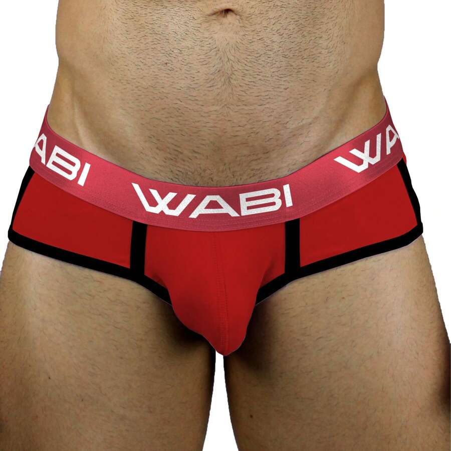 Brief Nautico Wabi para hombre - Rojo - Ver 1