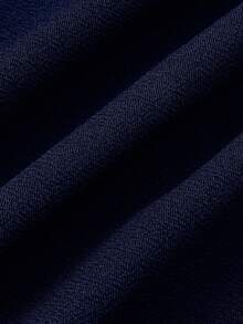 SHEIN LUNE Quần nữ thời trang tối giản, dáng ôm, thoải mái - Màu xanh hải quân - Xem 6