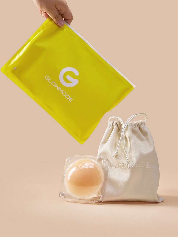 1 Pack Silicone Thin Seamless Adhesive Edge Non-Adhesive Center Reusable Nipple Covers Pasties Daily Casual Wear