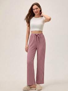 Loomlin 100%Cotton 3 Pcs Solid Knit Pant Set - Multicolor - View 6