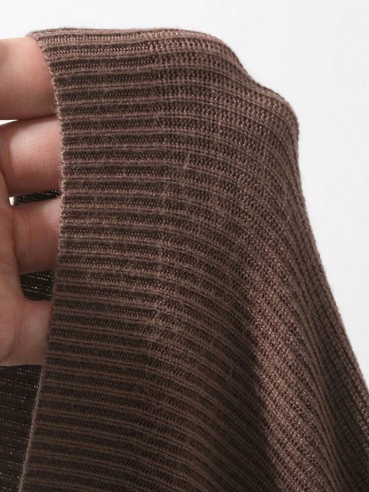 Contrast Stripe Polo Collar Short Sleeve Loose Casual Vacation Summer Thin Knit Sweater For Women