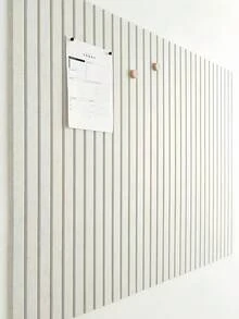 6 Buah Panel Akustik Peredam Suara Serat Poliester Ukuran Satu Ukuran, Stiker Dinding Bergaris Vertikal Perekat untuk Dekorasi Rumah, Kantor, Ruang Tamu, Kamar Tidur, dan Studio - warna-warni - View 6