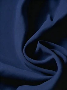 Rusticease Áo sơ mi nữ dáng casual cài cúc, thêu hoa, thích hợp cho mùa hè. - Màu xanh hải quân - Xem 4