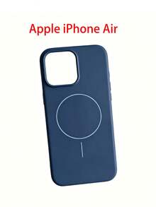 Ốp lưng sạc không dây từ tính cao cấp dành cho iPhone 16/14/13/12/11/15/17 Pro Max, với lớp phủ nhung. Cũng tương thích với iPhone 17 Air/14/15/16 Plus. - Xanh đậm - Xem 8