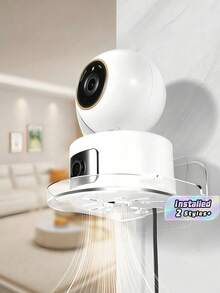 1/2 Chân đế gắn tường đa năng, có thể điều chỉnh, phù hợp với camera, màn hình, TV và phụ kiện nhà thông minh. Lý tưởng cho văn phòng, phòng khách và phòng ngủ, với thiết kế lắp đặt đa năng, độ bền cao và tiết kiệm không gian. - Trong sáng - Xem 1