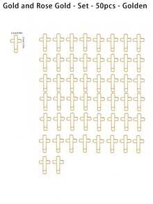 50-Pack Cross-Shaped Paper Clips, Bible Clips, Journal Clips, Christian Bible Learning Supplies, Christian Journal Accessories, Bible Journal Supplies, Bible Clips, - multicolor - View 4