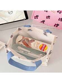 Cute And Stylish Lunch Box Tote Bag For Office Workers And Students, Portable And Large Capacity Insulated Lunch Bag Back To School - High-value Lunch Bag - View 7
