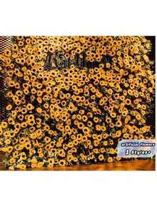 26 Heads Artificial Sunflower Simulation Flower 2.3m Long Party Decoration Sunflower Rattan Leaf Flower Rattan Wedding - One Pack - View 3
