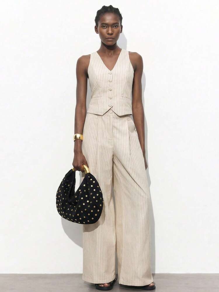 SHEIN Maija Sacs à main pour femmes, , sac , rétro, rivets, vintage, poignée en métal doré, à la mode, élégant, simple, personnalisé, polyvalent, classique, pour le trajet, le bureau, les rendez-vous, le quotidien, les courses, le thé de l'après-midi
