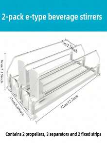 1-4PCS Beverage Can Dispenser Refrigerator Bottle Can Organizer With Upgraded Dual Layer Shelves Positioning Clips Kitchen Storage Closet Organization Desktop Storage Home Organizer - Multicolor - View 11