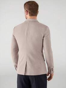 Mainfolk Men's Long Sleeve Double-Breasted Suit Jacket - Multicolor - View 2