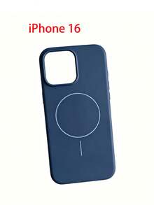 Ốp lưng sạc không dây từ tính cao cấp dành cho iPhone 16/14/13/12/11/15/17 Pro Max, với lớp phủ nhung. Cũng tương thích với iPhone 17 Air/14/15/16 Plus. - Xanh đậm - Xem 26
