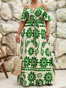 SHEIN Lady Mùa xuân và mùa hè thanh lịch đi làm văn phòng thường ngày Boho giản dị đi chơi nhiều màu sắc váy dạ hội dây mảnh dệt kim dài tay ngắn cỡ lớn váy đi nghỉ mát trang phục sang trọng cho phụ nữ kỳ nghỉ bãi biển quần áo phụ nữ Boho váy đi nghỉ trang phục đi nghỉ váy cho phụ nữ trang phục đi nghỉ thanh lịch trang phục mùa hè cho phụ nữ - Nhiều màu - Xem 3