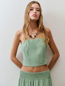 Nöista Bộ đồ hè hai mảnh gồm áo croptop hai dây và chân váy maxi xếp tầng phối màu với cạp chun. Hoàn hảo cho kỳ nghỉ, bộ đồ phối hợp, tiệc bể bơi, đồ đi biển, phong cách boho, lễ hội âm nhạc, tiệc hồ bơi, trang phục ngày lễ. - màu xanh lá - Xem 7