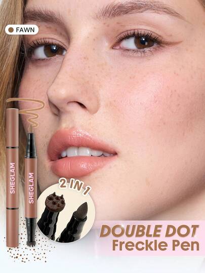 SHEGLAM Double Dot 雀斑筆-Fawn 品牌 美容 化妝 化妝品 適合女性與女孩 完美搭配夏季春季 Y2K 時尚 流行 生日 母親節禮物 假期 派對準備就緒 最佳顏色