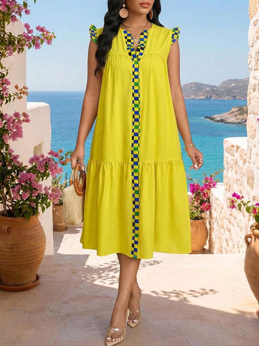 SHEIN Lady Everyday Wear Holiday Outfits For Women Summer Dresses For Women Work Outfits For Women Beach Dress Vacation Outfits For Women Summer Dress Summer Outfit For Women Summer Outfits Summer Outfits For Women Summer Clothes Festival Outfit Women Festival Outfits Festival Festival Outfits For Women Festival Dresses Festival Dress Mother's Day Mothers Day Outfit Beach Outfit Beach Outfits Beach Outfits For Women Beach Outfit For Women Beach Dresses Casual Women's Dresses Casual Dresses Casual Dresses For Women Holiday Dresses Vacation Dresses Summer Holiday Outfits Vacation Outfits Women Country Dress For Women Country Dress Country Concert Outfit Country Style For Women Women's Country Clothing Female Country Look Office Attire For Women Business Professional Women Office Wear For Women Office Outfits For Women Work Dresses For Women Work Dress Ruffle Skirt Ruffle Dress Women's Plaid Dress Plaid Dress Plaid Skirt Yellow Yellow Dress Yellow Dress For Women Yellow Dresses For Women - Yellow - View 1