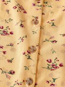 GlowEve Đầm babydoll họa tiết hoa nhí dành cho nữ, kiểu dáng thoải mái, không tay, thích hợp cho kỳ nghỉ hoặc mặc hàng ngày. - Nhiều màu - Xem 5